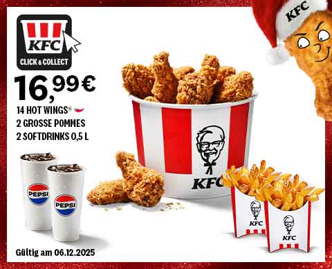 KFC Legendär lecker Kentucky Fried Chicken